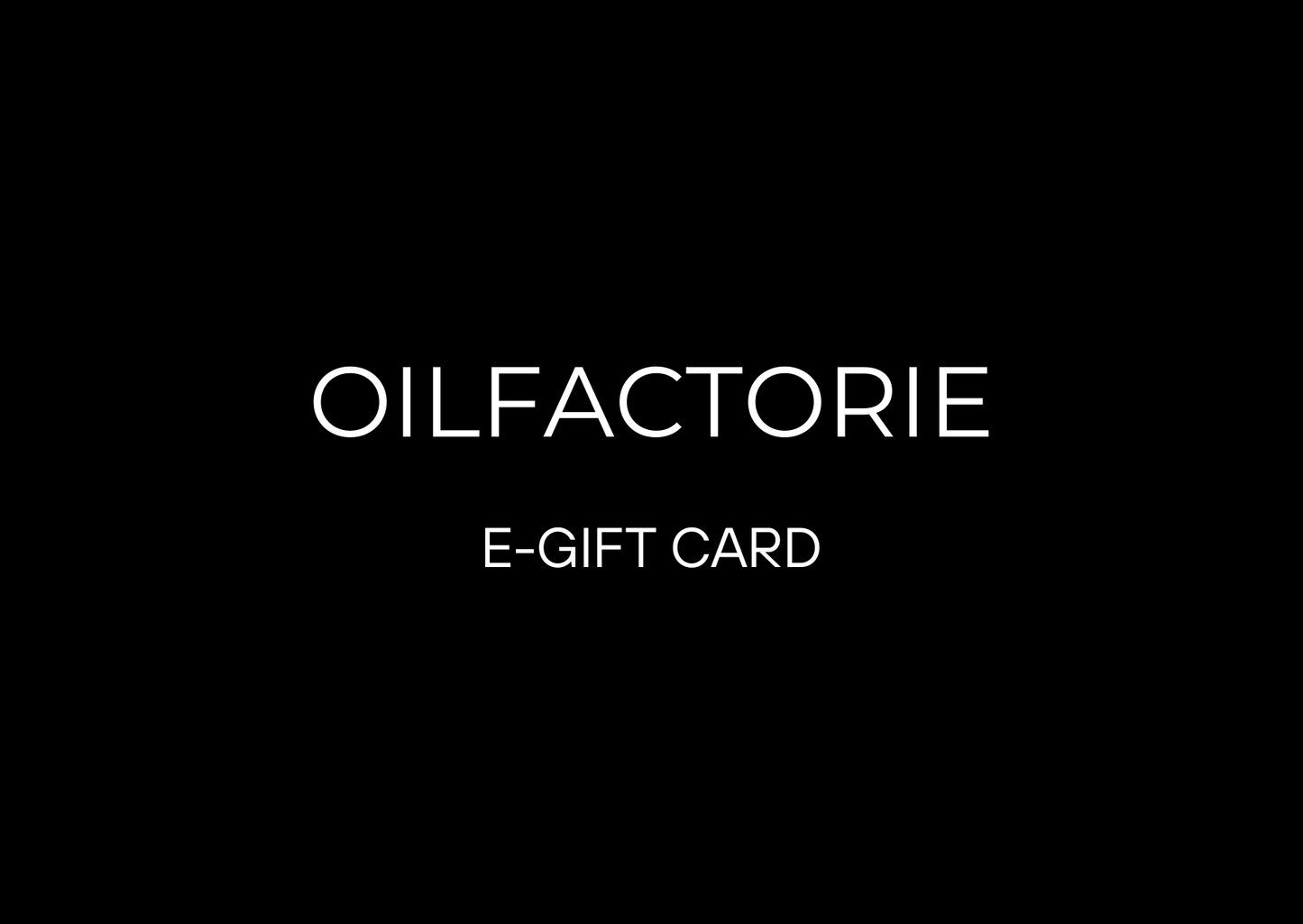 OilFactorie 電子禮品卡