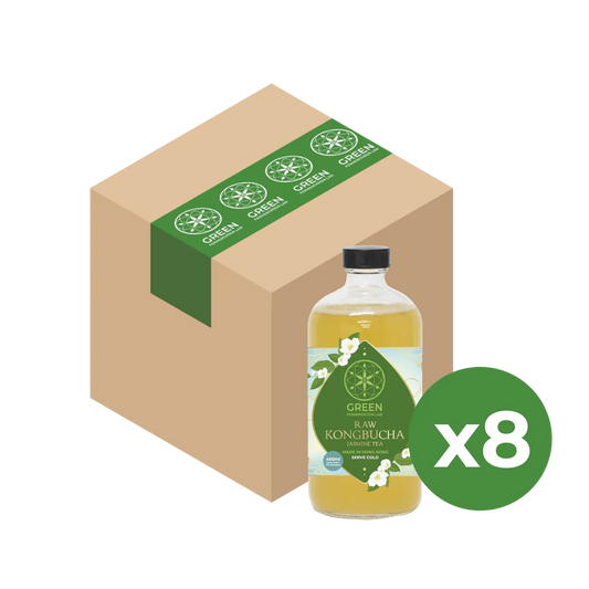 自家發酵康普茶 - 茉莉花茶味 - 原箱裝 (8x460ml)