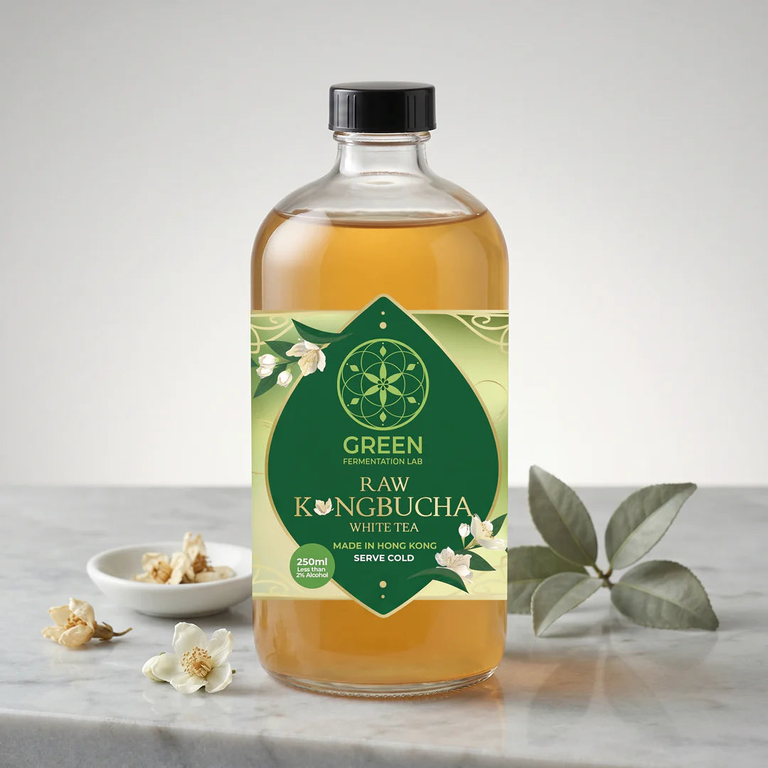 自家發酵康普茶 - 白茶 - 原箱裝 (8x460ml)